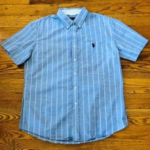 U.S. Polo Assn. Shirts - NWT Blue U.S. Polo Assn. Shirt Sleeve Button-Down U.S. Polo Assn. Shirts - NWT Blue U.S. Polo Assn. Shirt Sleeve Button-Down